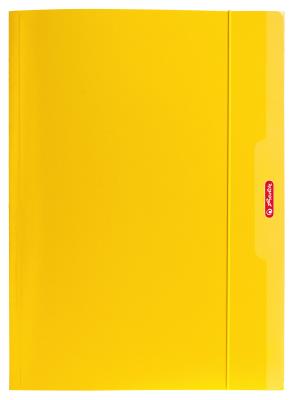 Okładka książki Teczka A4 z gumką żółta