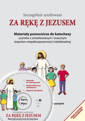 Za rękę z Jezusem. Materiały pomocnicze WAM. Autor: Alberska Małgorzata, ks. Janusz Mółka SJ (red.). SmakLiter.pl Okładka książki Za rękę z Jezusem. Materiały pomocnicze WAM