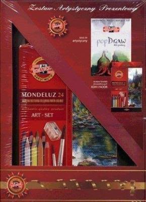 Opakowanie Zestaw do rysowania kredki Mondeluz+blok