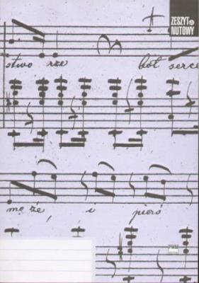 Opakowanie Zeszyt nutowy D1 - A4 stojący 12 linii PWM