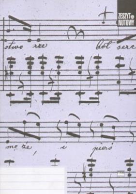 Opakowanie Zeszyt nutowy D4 - A4 stojący - do harmonii PWM