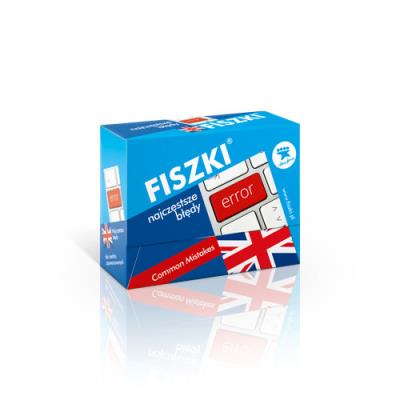 Angielski. Fiszki - Najczęstsze błędy. Autor: Martyna Kubka. SmakLiter.pl Okładka książki Angielski. Fiszki - Najczęstsze błędy