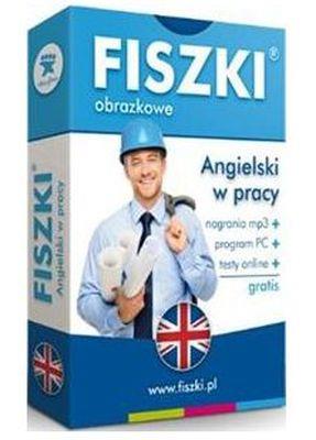 Angielski. Fiszki obrazkowe - W pracy. Autor: Opracowanie zbiorowe. SmakLiter.pl Okładka książki Angielski. Fiszki obrazkowe - W pracy