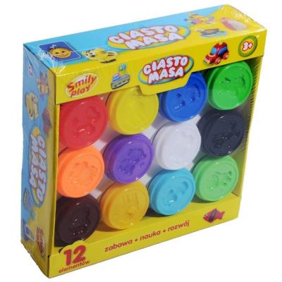 Opakowanie Ciasto-masa Smily play 12 słoiczków