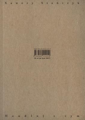 Handluj z tym. Autor: Stańczyk Ksawery. SmakLiter.pl Okładka książki Handluj z tym