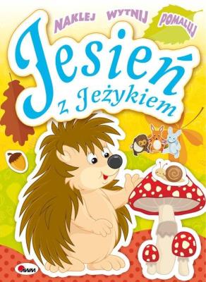 Jesień z jeżykiem. Autor: Jolanta Czarnecka. SmakLiter.pl Okładka książki Jesień z jeżykiem