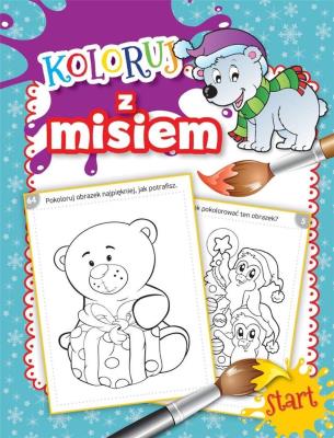 Okładka książki Koloruj z misiem