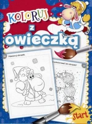 Okładka książki Koloruj z owieczką