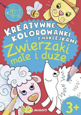 Okładka książki Kreatywne kolorowanki. Zwierzaki małe i duże