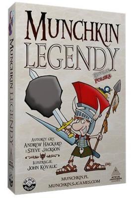 Munchkin Legendy. Autor: Jackson Steve, Andrew Hackard. SmakLiter.pl Okładka książki Munchkin Legendy