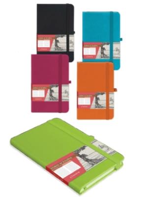 Opakowanie Notes w kratkę A7 Secesja zielony