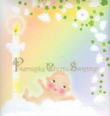 Pamiątka Chrztu Świętego. Autor: Zofia Szymanek. SmakLiter.pl Okładka książki Pamiątka Chrztu Świętego