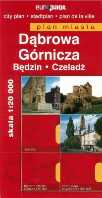 Okładka książki Plan Miasta EuroPilot. Dąbrowa Górnicza br