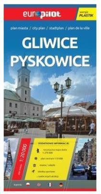 Okładka książki Plan Miasta EuroPilot. Gliwice Pyskowice plastik