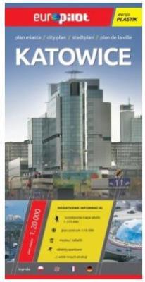 Okładka książki Plan Miasta EuroPilot. Katowice plastik