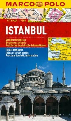 Plan Miasta Marco Polo. Istanbul. Autor: Opracowanie zbiorowe. SmakLiter.pl Okładka książki Plan Miasta Marco Polo. Istanbul