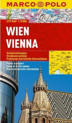Plan Miasta Marco Polo. Wiedeń. Autor: Opracowanie zbiorowe. SmakLiter.pl Okładka książki Plan Miasta Marco Polo. Wiedeń