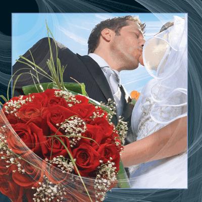 Opakowanie Pocztówka 3D Ślub