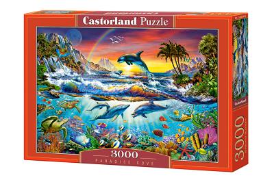 Puzzle 3000 Paradise Cove CASTOR. Wydawca: Castorland. SmakLiter.pl Opakowanie Puzzle 3000 Paradise Cove CASTOR