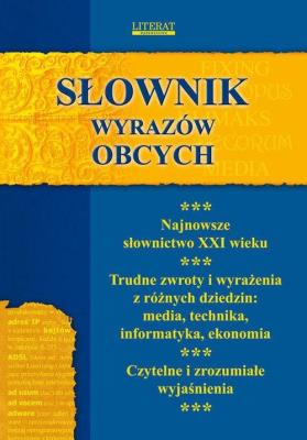 Słownik wyrazów obcych. Autor: Monika von Basse. SmakLiter.pl Okładka książki Słownik wyrazów obcych