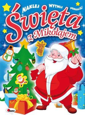 Święta z Mikołajem. Autor: Jolanta Czarnecka. SmakLiter.pl Okładka książki Święta z Mikołajem