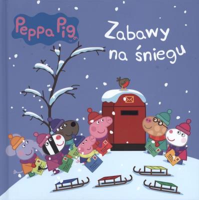 Okładka książki Świnka Peppa. Zabawy na śniegu