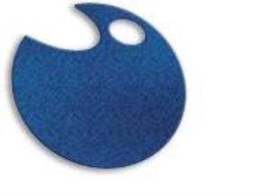 Opakowanie Wstążka filcowa 1cm x 6m niebieska (13szt) MONA