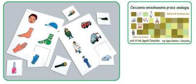 Zestaw. Ćwiczenia wnioskowania przez analogię. Autor: Agata Dębicka-Cieszyńska. SmakLiter.pl Okładka książki Zestaw. Ćwiczenia wnioskowania przez analogię