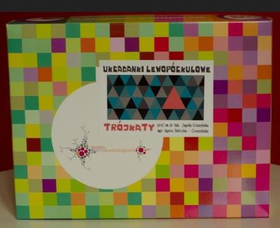 Zestaw. Układanki lewopółkulowe. Trójkąty. Autor: Agata Dębicka-Cieszyńska. SmakLiter.pl Okładka książki Zestaw. Układanki lewopółkulowe. Trójkąty