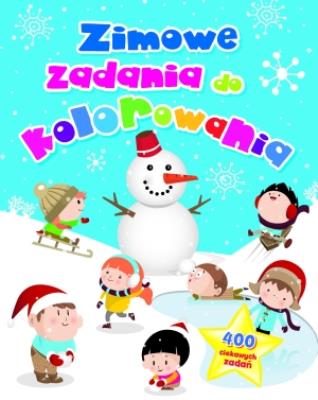 Okładka książki Zimowe zadania do kolorowania