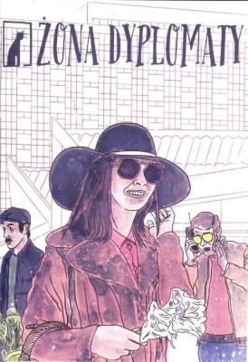 Żona dyplomaty. Autor: Rzecznik Michał, Wicherek Leszek. SmakLiter.pl Okładka książki Żona dyplomaty