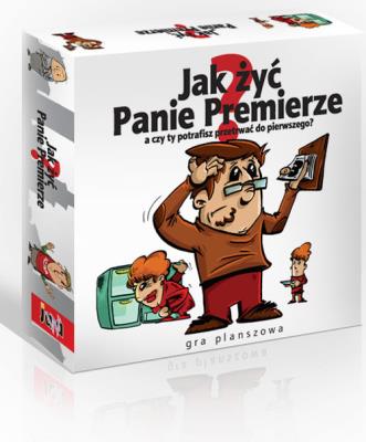 Okładka książki Jak żyć Panie Premierze Gra planszowa