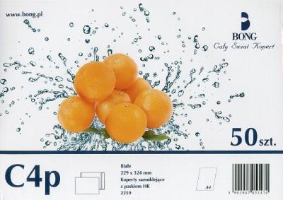 Opakowanie Koperty białe C4 HK B/O BM (50szt)