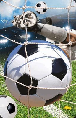 Opakowanie Mini kartka 3D Piłka nożna