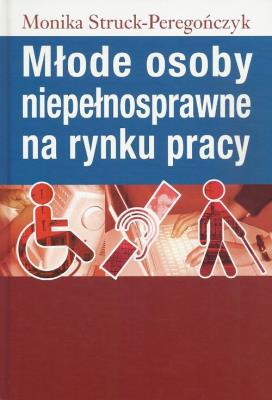 Okładka książki Młode osoby niepełnosprawne na rynku pracy