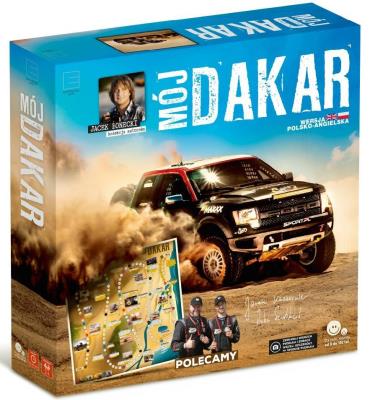 Mój Dakar. Gra planszowa. Autor: Jacek Bonecki. SmakLiter.pl Okładka książki Mój Dakar. Gra planszowa