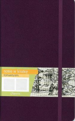 Opakowanie Notes Kratka A5 Romantyzm Fiolet ANTRA