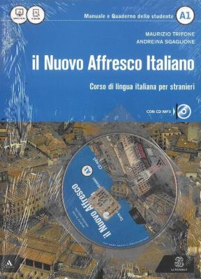 Nuovo Affresco italiano A1 Podręcznik + CD. Autor: Trifone Maurizio, Sgaglione Andreina. SmakLiter.pl Okładka książki Nuovo Affresco italiano A1 Podręcznik + CD