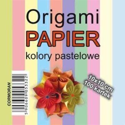 Opakowanie Origami papier 10x10cm pastele