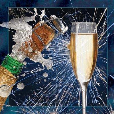 Opakowanie Pocztówka 3D Szampan