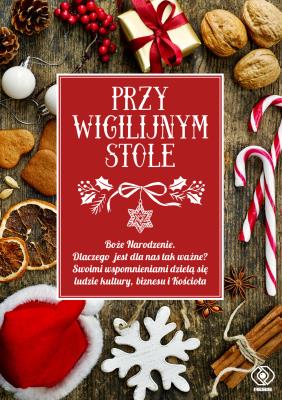 Przy wigilijnym stole. Autor: Śmierzchalska Danuta. SmakLiter.pl Okładka książki Przy wigilijnym stole
