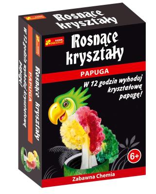 Opakowanie Rosnące kryształy. Papuga