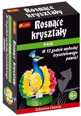 Opakowanie Rosnące kryształy. Paw