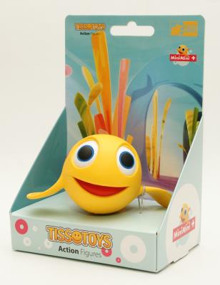 Rybka MiniMini Figrurka. Wydawca: Tisso-Toys. SmakLiter.pl Opakowanie Rybka MiniMini Figrurka