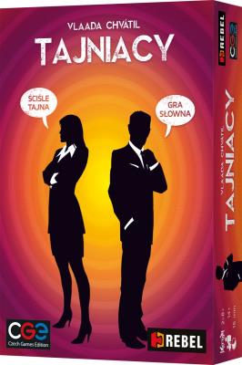 Tajniacy. Autor: Chvátil Vlaada. SmakLiter.pl Okładka książki Tajniacy