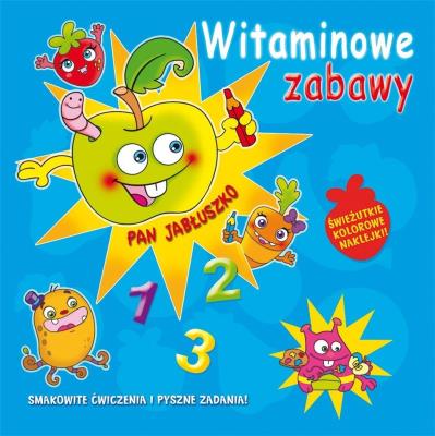 Okładka książki Witaminowe zabawy. Pan Jabłuszko