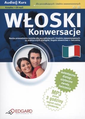 Włoski. Konwersacje. Autor:   Praca zbiorowa. SmakLiter.pl Okładka książki Włoski. Konwersacje