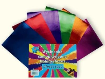Opakowanie Wycinanka samoprzylepna A4 holograf. błyszcząca