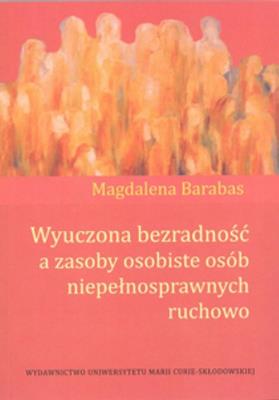 Okładka książki Wyuczona bezradność a zasoby osob. osób niepełn.