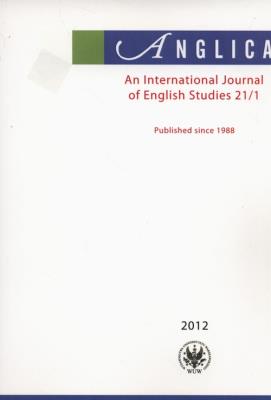 Opakowanie Anglica An International Journal of English Studies 21/1 2012
